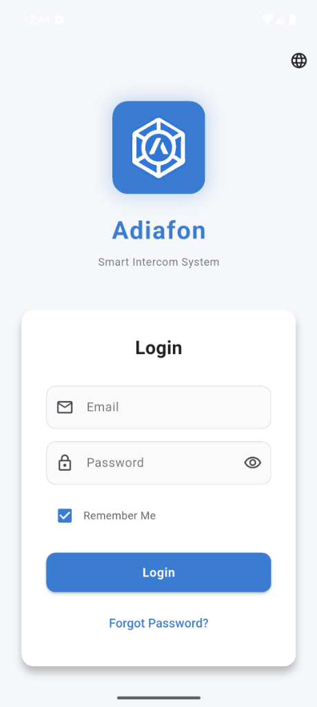 Adiafon Login